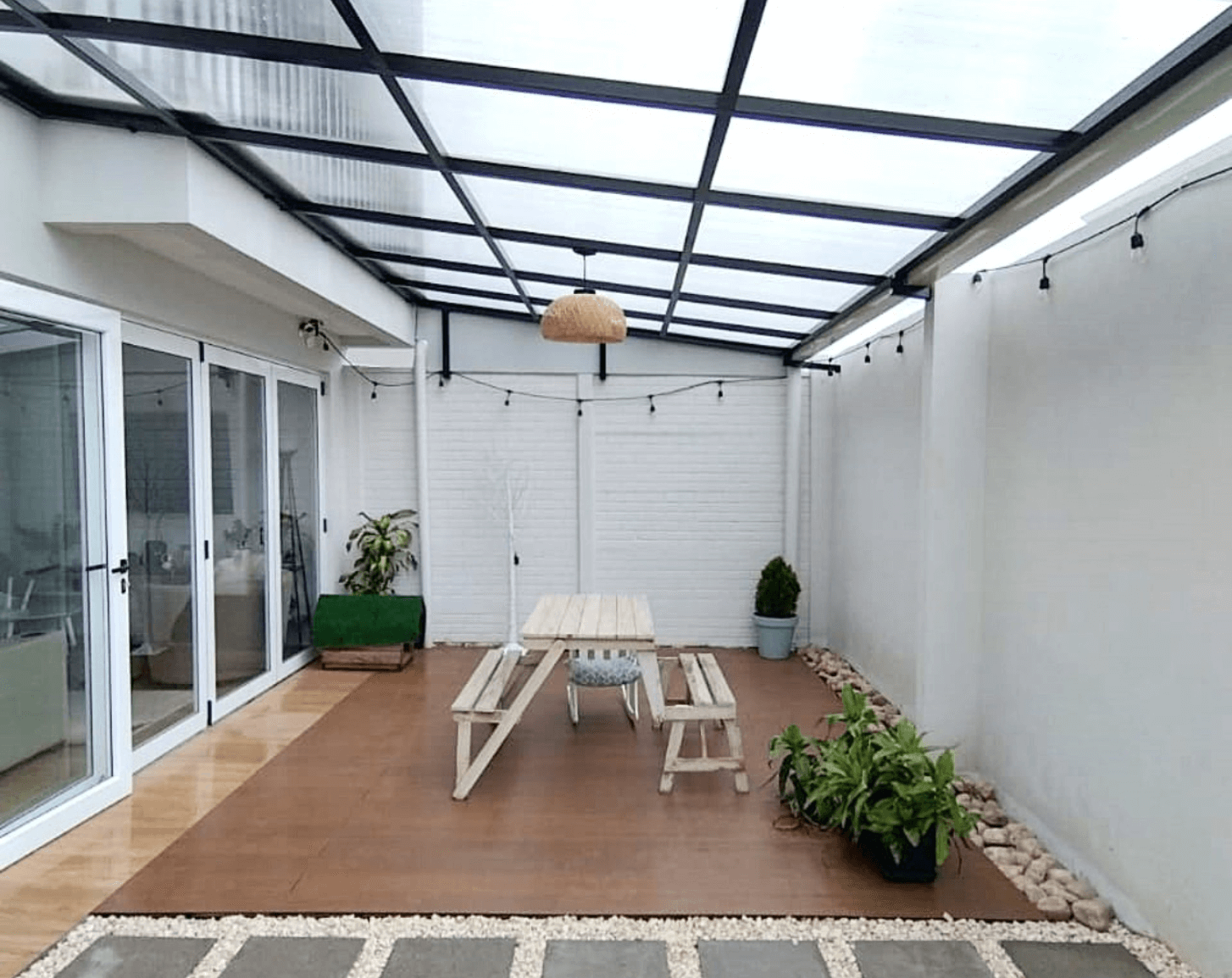 Terraza Casa 4H condominio Distrito San Juan